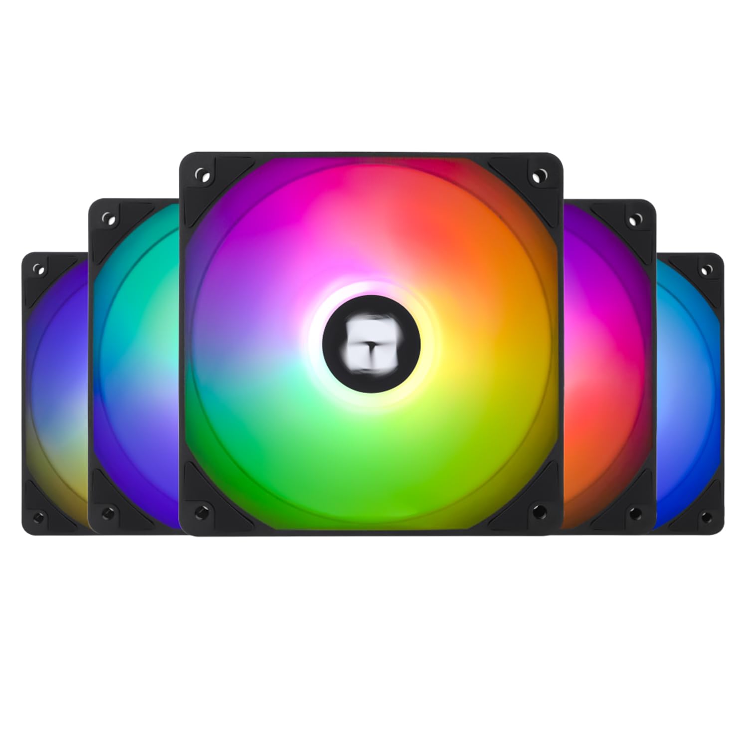 Thermalright TL-C12C-S X5 CPU Fan,Black Cooling Fan, PC Fan with 1550RPM Speed, 120mm Computer Case Cooler Fan,PWM Control Fan for Case and Liquid Cooler & CPU Cooling